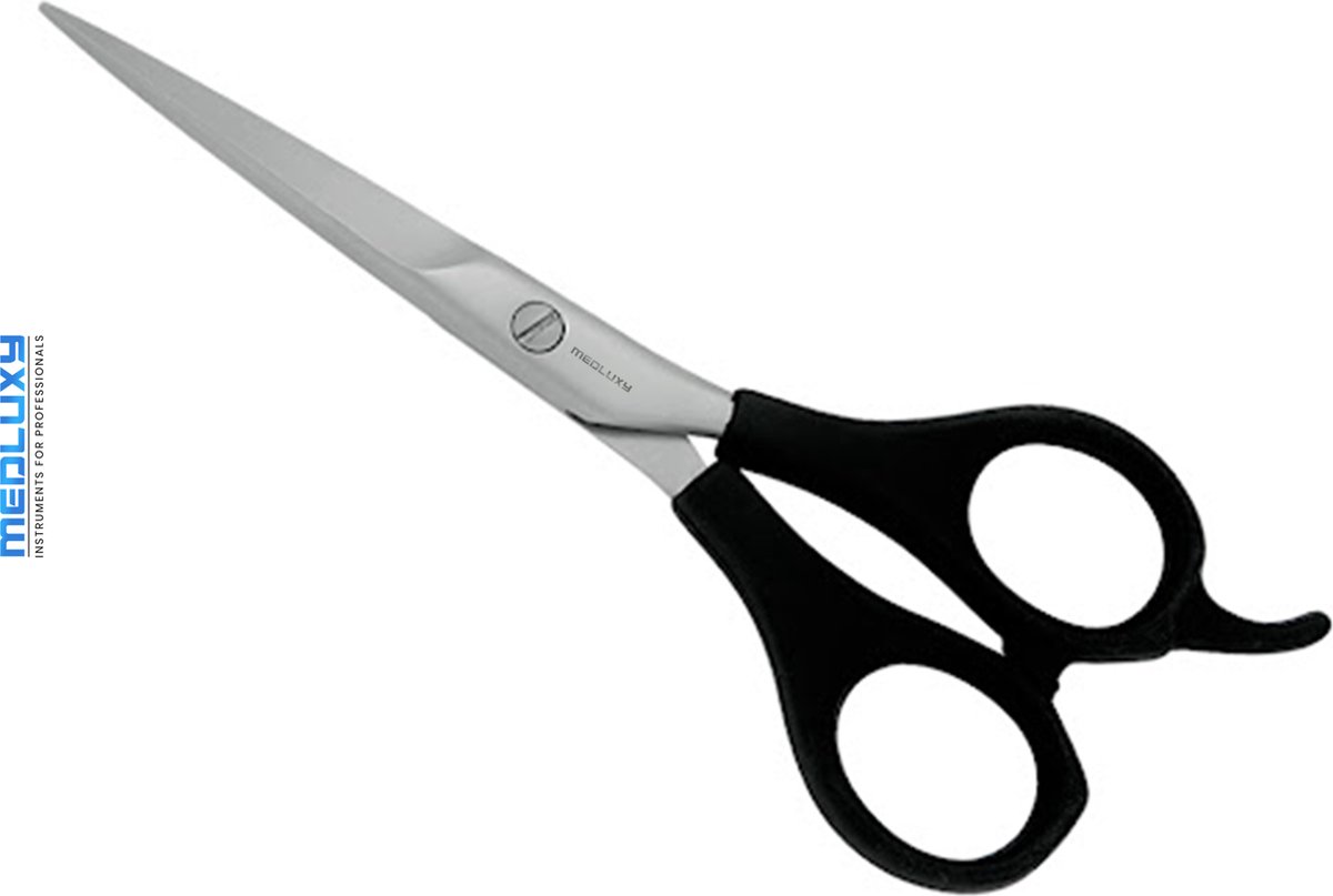 MEDLUXY® - Hobbyschaar - 16 cm - Rechtshandig - Zwart - Spitse Punt - [MH0213] (Schaar naaien, boduren, papierschaar)